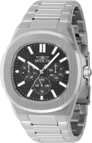 Invicta Men's 48325 Speedway Quartz 3 Hand Black Dial Watch