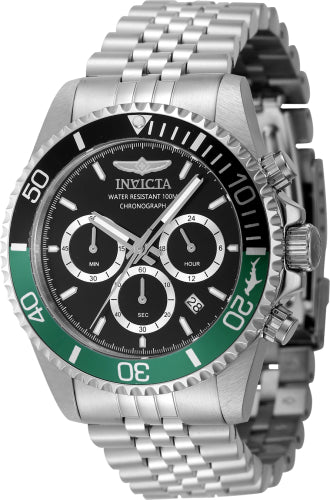 Invicta Men's 48380 Pro Diver Quartz Chronograph Black Dial Watch