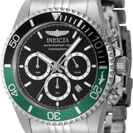 Invicta Men's 48380 Pro Diver Quartz Chronograph Black Dial Watch