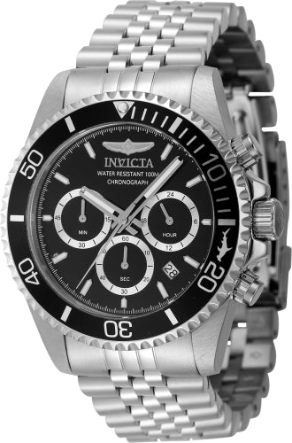 Invicta Men's 48381 Pro Diver Quartz Chronograph Black Dial Watch
