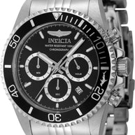 Invicta Men's 48381 Pro Diver Quartz Chronograph Black Dial Watch