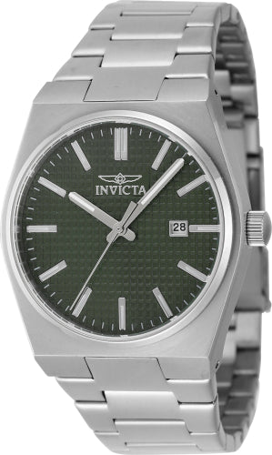 Invicta Men's 48392 Speedway Quartz 3 Hand Green Dial Watch