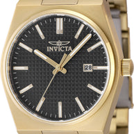 Invicta Men's 48395 Speedway Quartz 3 Hand Black Dial Watch