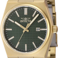 Invicta Men's 48399 Speedway Quartz 3 Hand Green Dial Watch