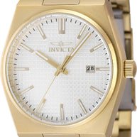 Invicta Men's 48400 Speedway Quartz 3 Hand Silver Dial Watch