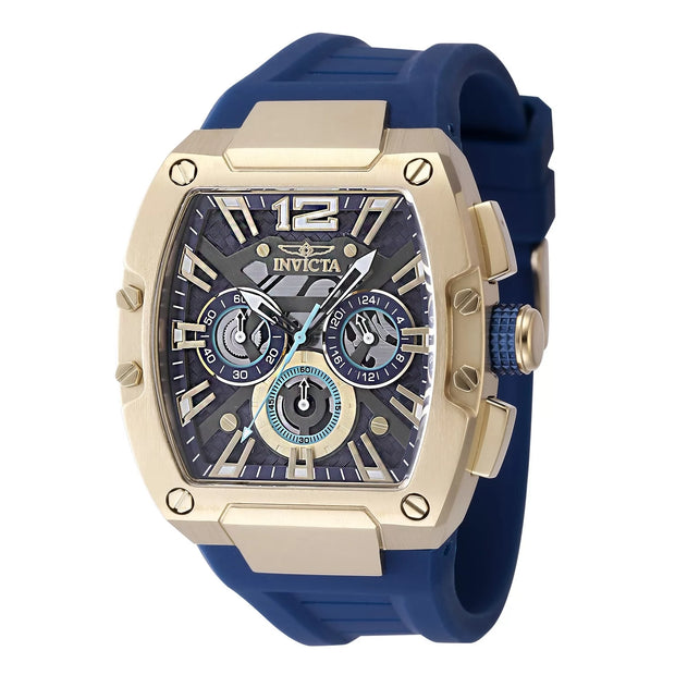 Invicta Men's 48469 Invicta Racing Quartz Chronograph Blue Dial Watch