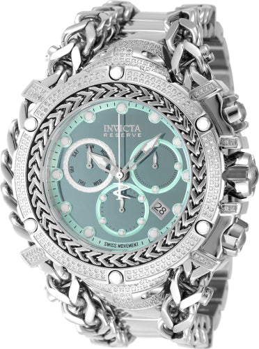 Invicta Men's 48416 Gladiator Quartz Chronograph Turquoise Dial Watch