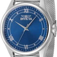 Invicta Men's 48478 Celestial Quartz 3 Hand Blue Dial Watch