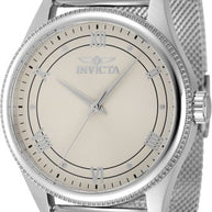 Invicta Men's 48480 Celestial Quartz 3 Hand Ivory Dial Watch