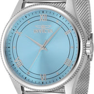 Invicta Men's 48483 Celestial Quartz 3 Hand Light Blue Dial Watch