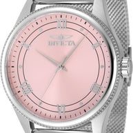 Invicta Men's 48485 Celestial Quartz 3 Hand Pink Dial Watch