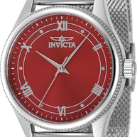 Invicta Women's 48488 Celestial Quartz 3 Hand Red Dial Watch