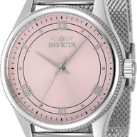 Invicta Women's 48489 Celestial Quartz 3 Hand Pink Dial Watch