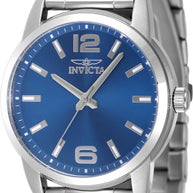 Invicta Men's 48490 Celestial Quartz 3 Hand Blue Dial Watch