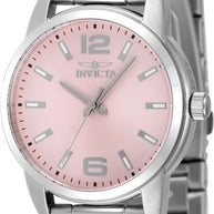 Invicta Men's 48501 Celestial Quartz 3 Hand Pink Dial Watch