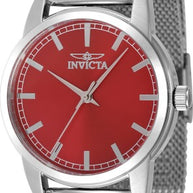 Invicta Women's 48513 Celestial Quartz 3 Hand Red Dial Watch