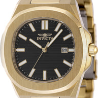 Invicta Men's 48516 Speedway Quartz 3 Hand Black Dial Watch