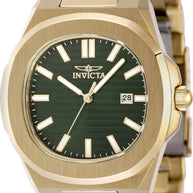 Invicta Men's 48518 Speedway Quartz 3 Hand Green Dial Watch
