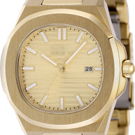 Invicta Men's 48520 Speedway Quartz 3 Hand Gold Dial Watch