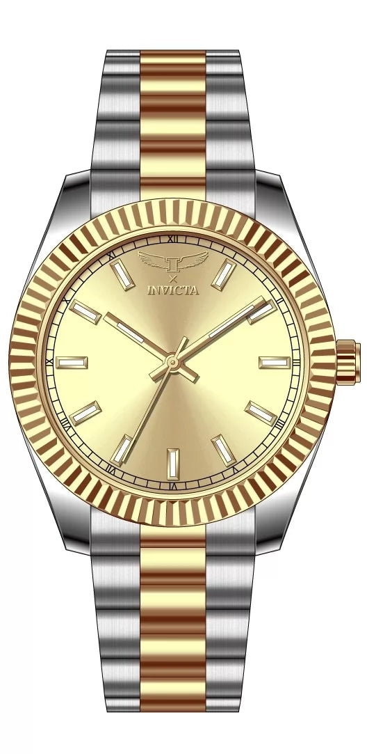 Invicta Men's 69009 Specialty Quartz PC21S Copper Dial Watch