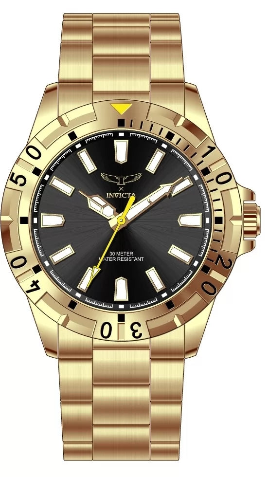 Invicta Men's 69032 Specialty Quartz PC21S Black Dial Watch