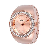 Invicta Women's 48945 Mini Ring Watch Quartz 2 Hand Rose Gold Dial Watch
