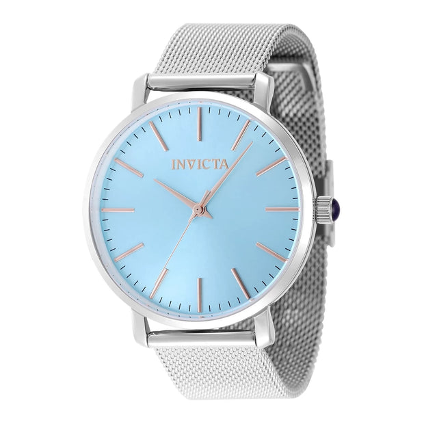 Invicta Women's 48844 Angel  Quartz 3 Hand Tiffany Blue Dial Watch