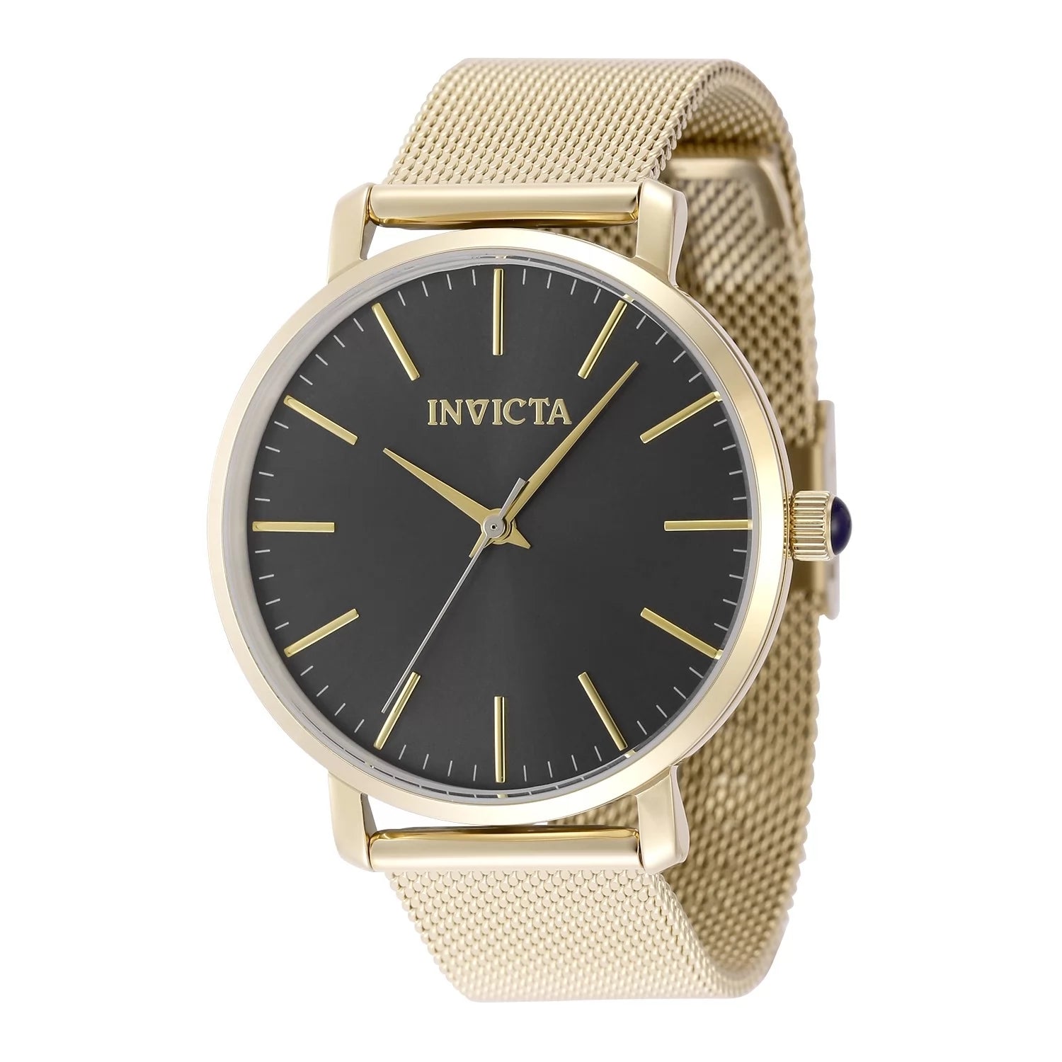 Invicta Women's 48845 Angel Quartz 3 Hand Charcoal Dial Watch