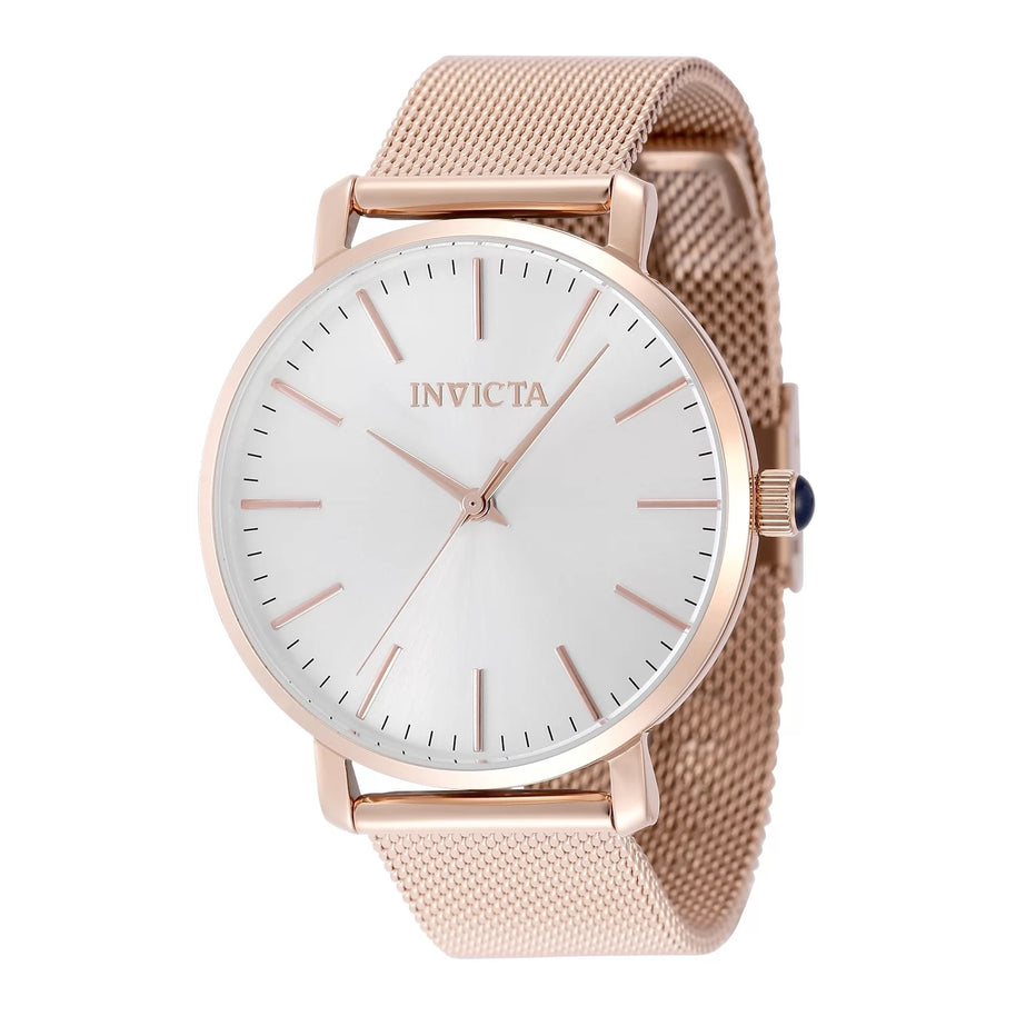 Invicta Women's 48847 Angel Quartz 3 Hand Silver Dial Watch