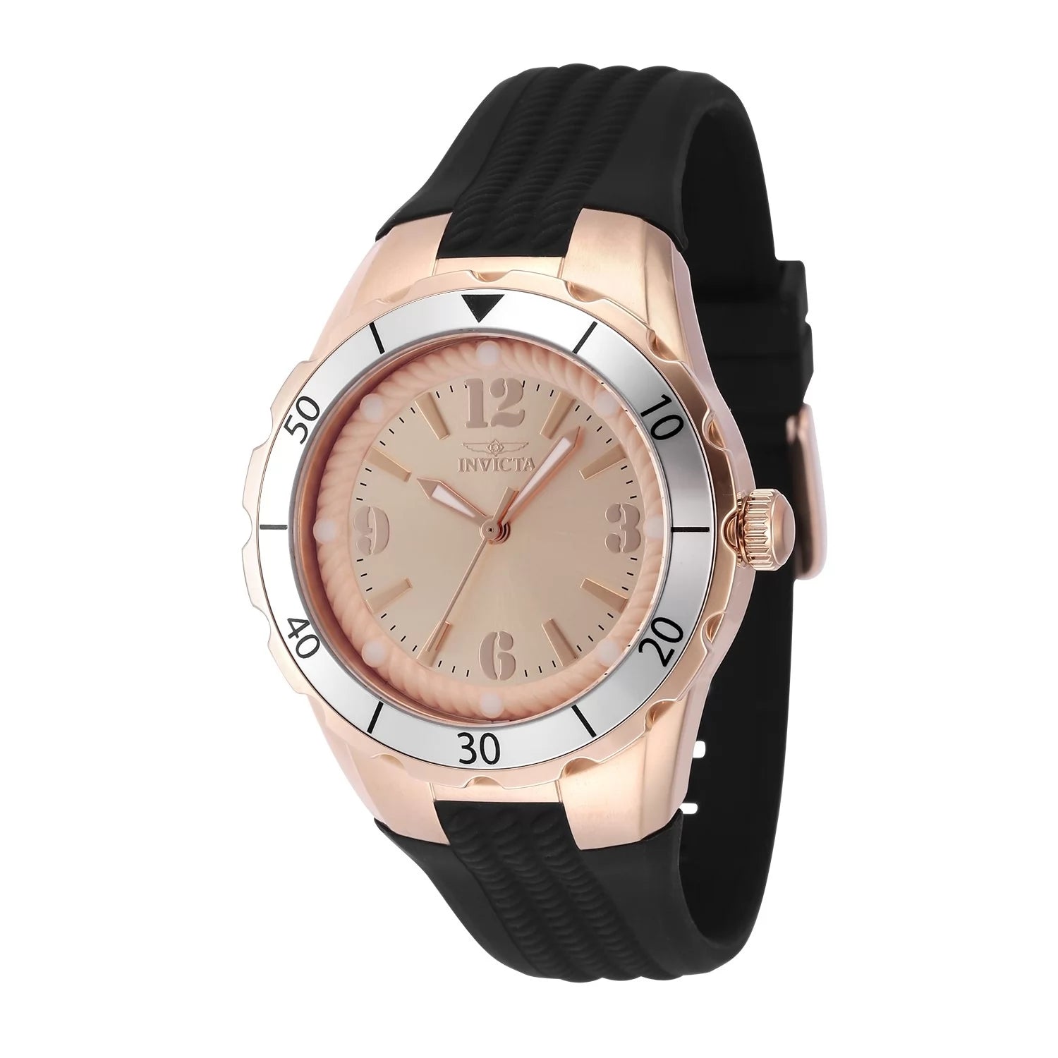 Invicta Women's 48854 Angel Quartz PC21 Rose Gold Dial Watch