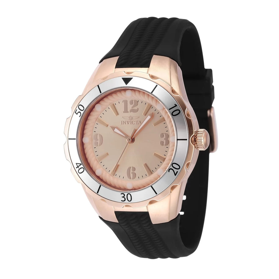 Invicta Women's 48854 Angel Quartz PC21 Rose Gold Dial Watch