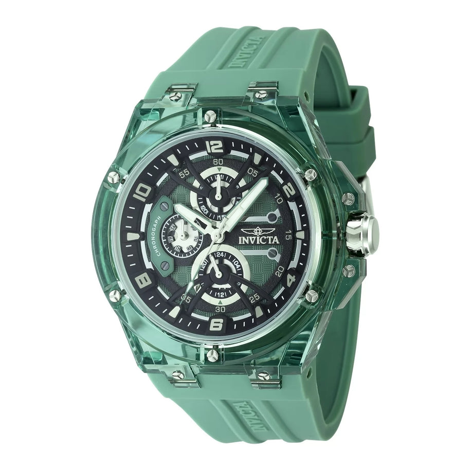 Invicta Men's 48798 Invicta Racing Quartz VH67 Green Dial Watch