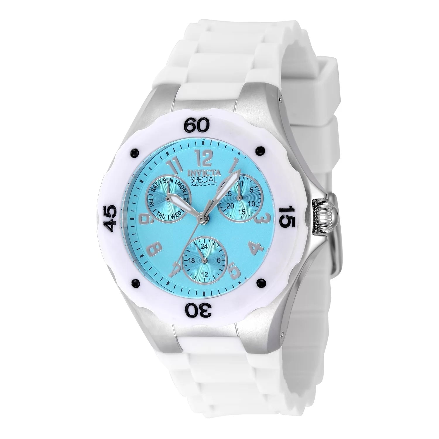 Invicta Women's 48404 Angel Quartz VH68 Light Blue Dial Watch