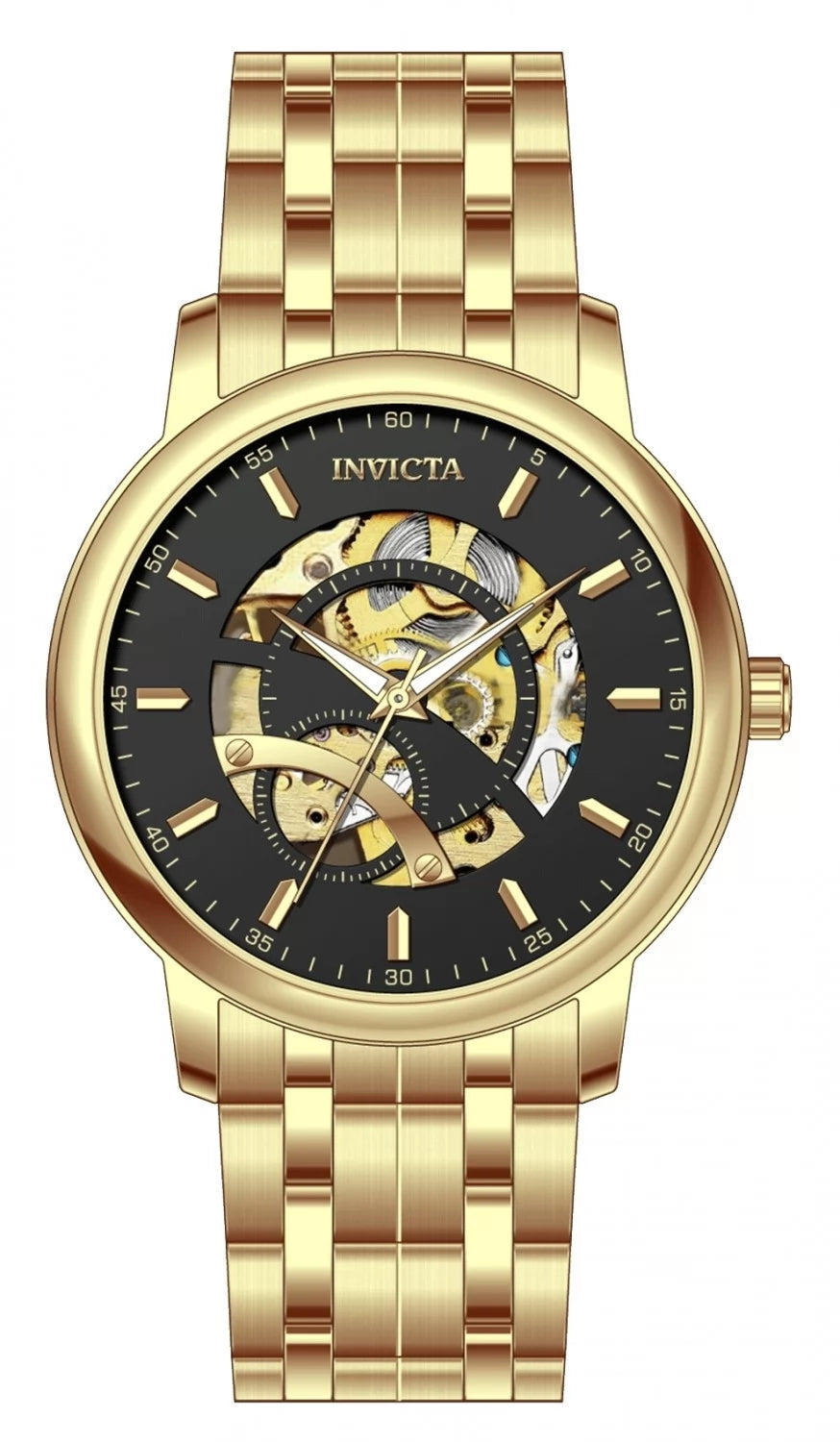 Invicta Men's 69121 Objet D Art Automatic LG0801B Black Dial Watch