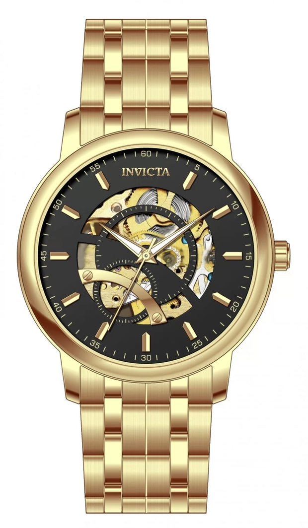 Invicta Men's 69121 Objet D Art Automatic LG0801B Black Dial Watch