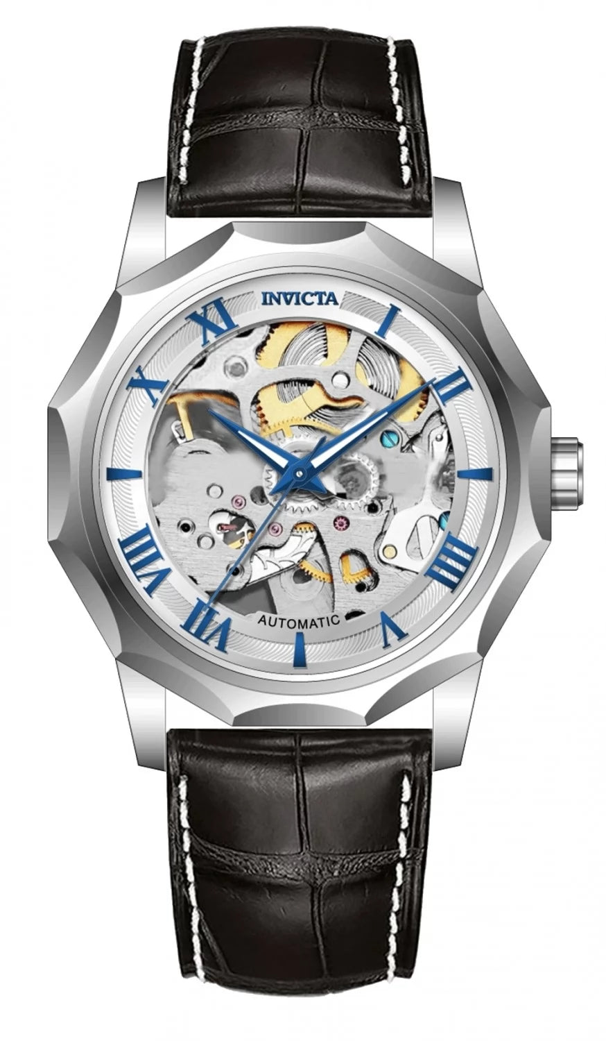Invicta Men's 69127 Objet D Art Automatic LG0801B Silver Dial Watch