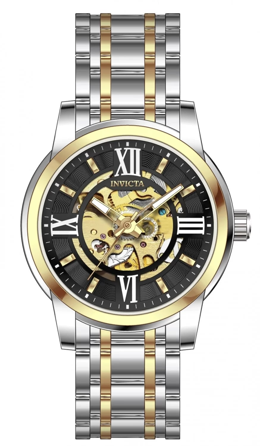 Invicta Men's 69131 Objet D Art Automatic LG0801B Black Dial Watch