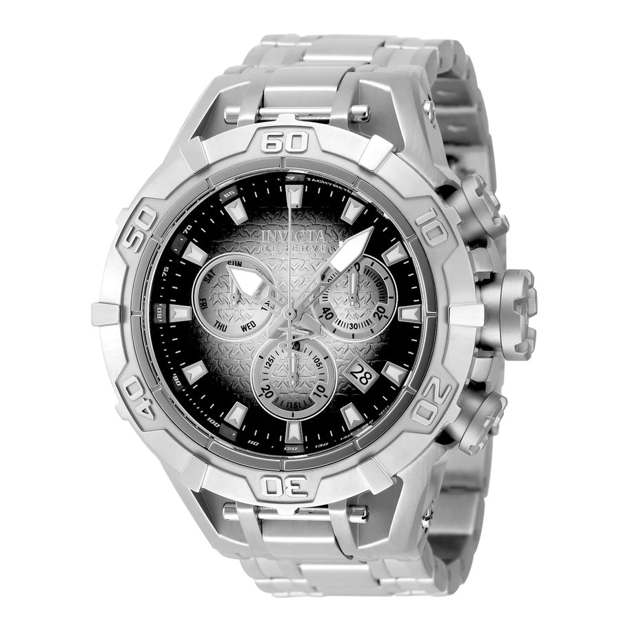 Invicta Men's 47847 Reserve Quartz Chronograph Black, Silver Dial Watch
