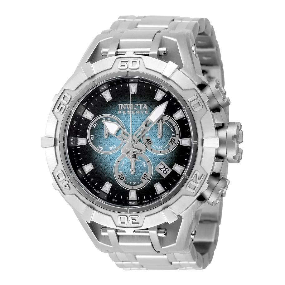 Invicta Men's 47850 Reserve Quartz 3 Hand Black, Blue Dial Watch