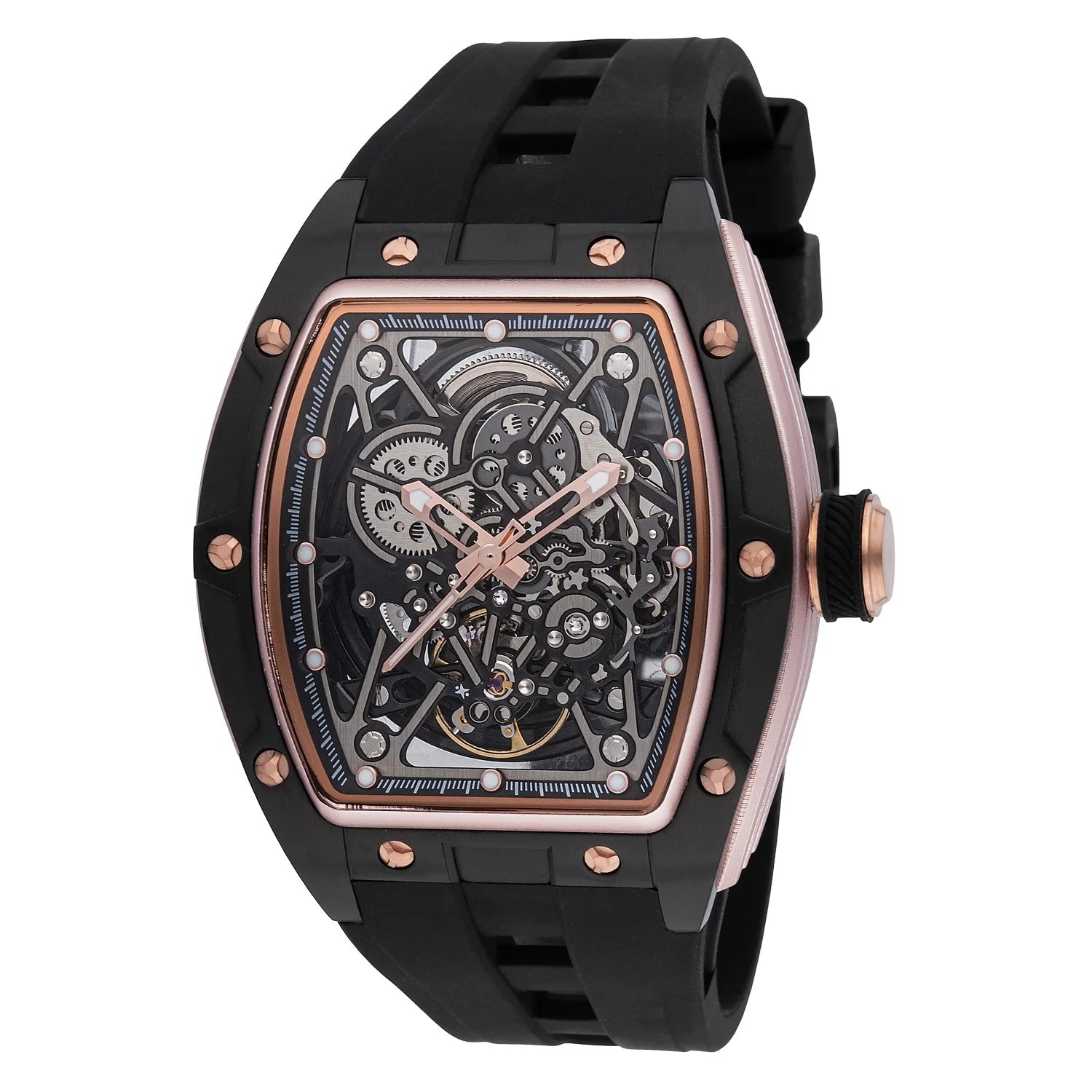 Invicta Men's 49016 S1 Rally Automatic 3 Hand Black Dial Watch