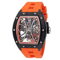 Invicta Men's 49020 S1 Rally Automatic 3 Hand Orange Dial Watch