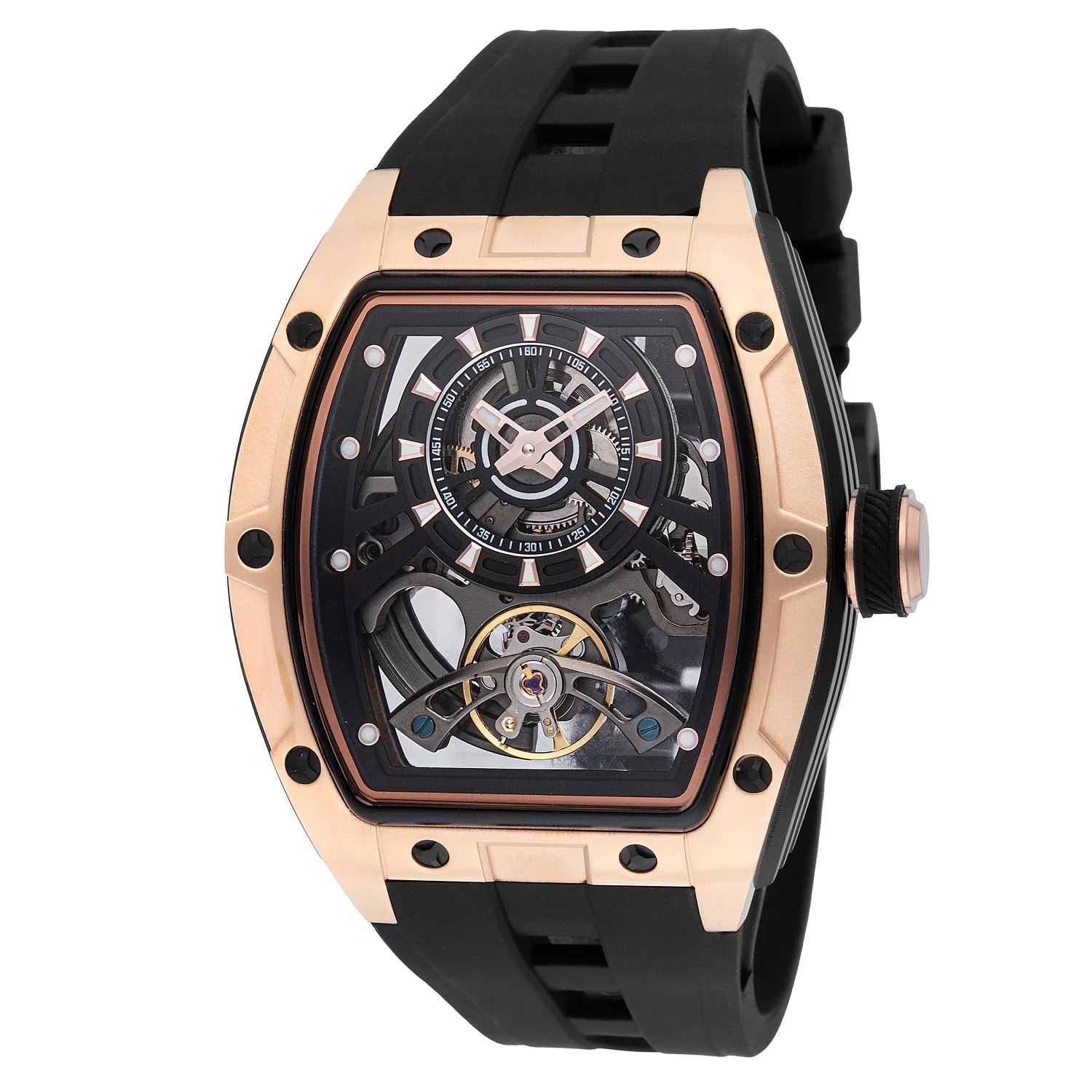 Invicta Men's 49037 S1 Rally Automatic 3 Hand Black Dial Watch