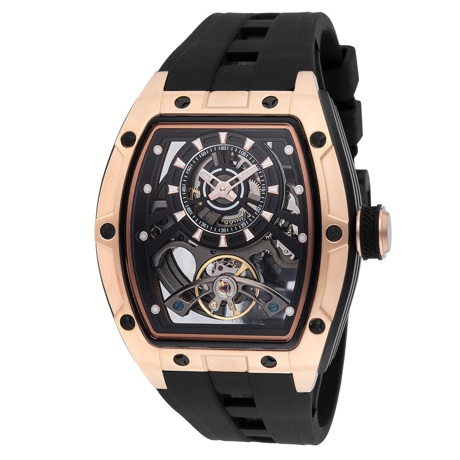 Invicta Men's 49037 S1 Rally Automatic 3 Hand Black Dial Watch