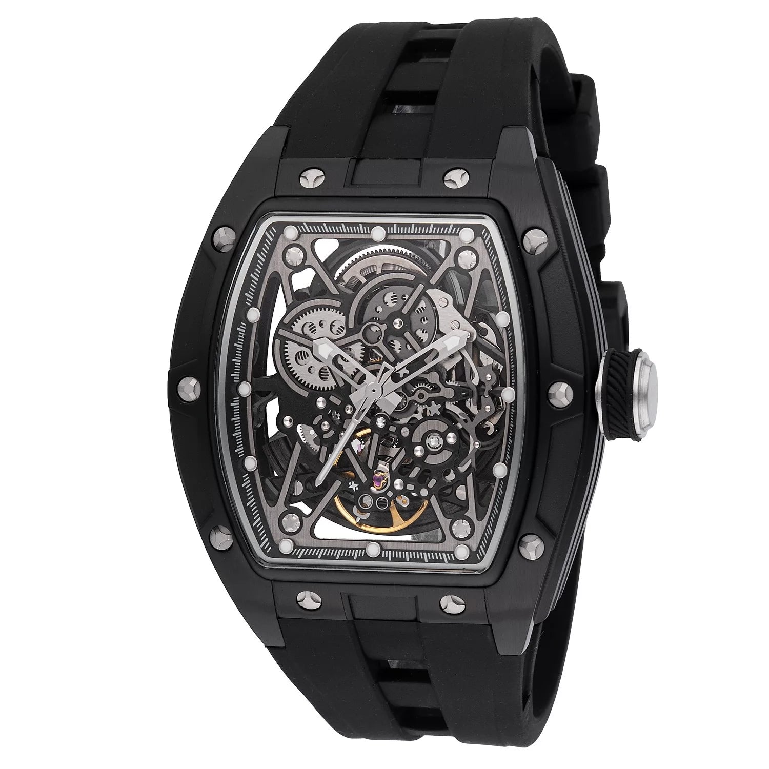 Invicta Men's 49018 S1 Rally Automatic 3 Hand Black Dial Watch