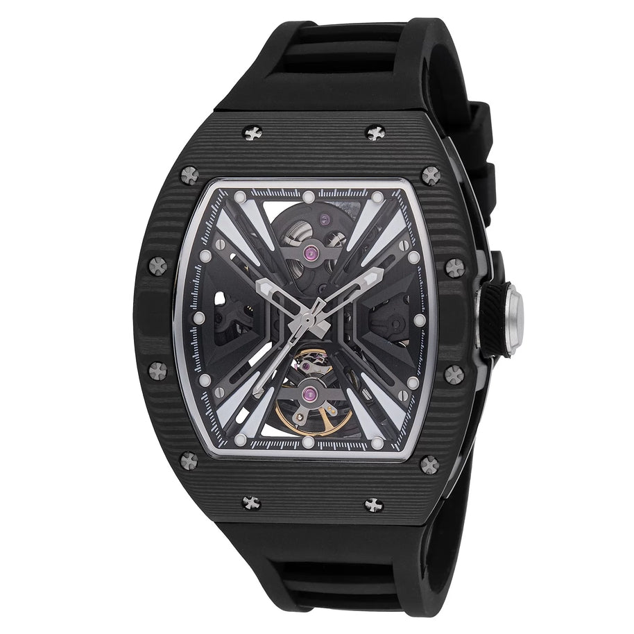 Invicta Men's 49029 S1 Rally Automatic 3 Hand Black Dial Watch