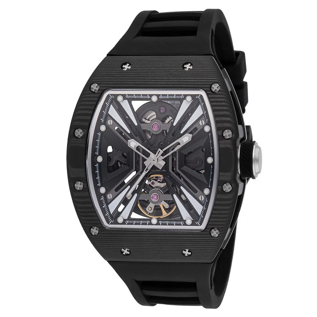 Invicta Men's 49029 S1 Rally Automatic 3 Hand Black Dial Watch