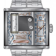 InvictaMen's 49474 Artist Quartz 763 Rose Gold, Silver, Blue Dial Watch