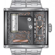 InvictaMen's 49475 Artist Quartz 763 Gunmetal, Rose Gold, White Dial Watch