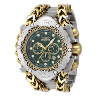 Invicta Men's Gladiator Quartz VD53 Green, Gold Dial Watch