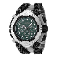 Invicta Men's 48186 Gladiator Quartz 3 Hand Green, Gunmetal Dial Watch